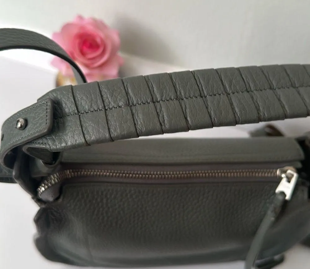 All Saints Mori Lea Pebbled Leather Crossbody
Hobo Bag-Storm Gray - Image 4