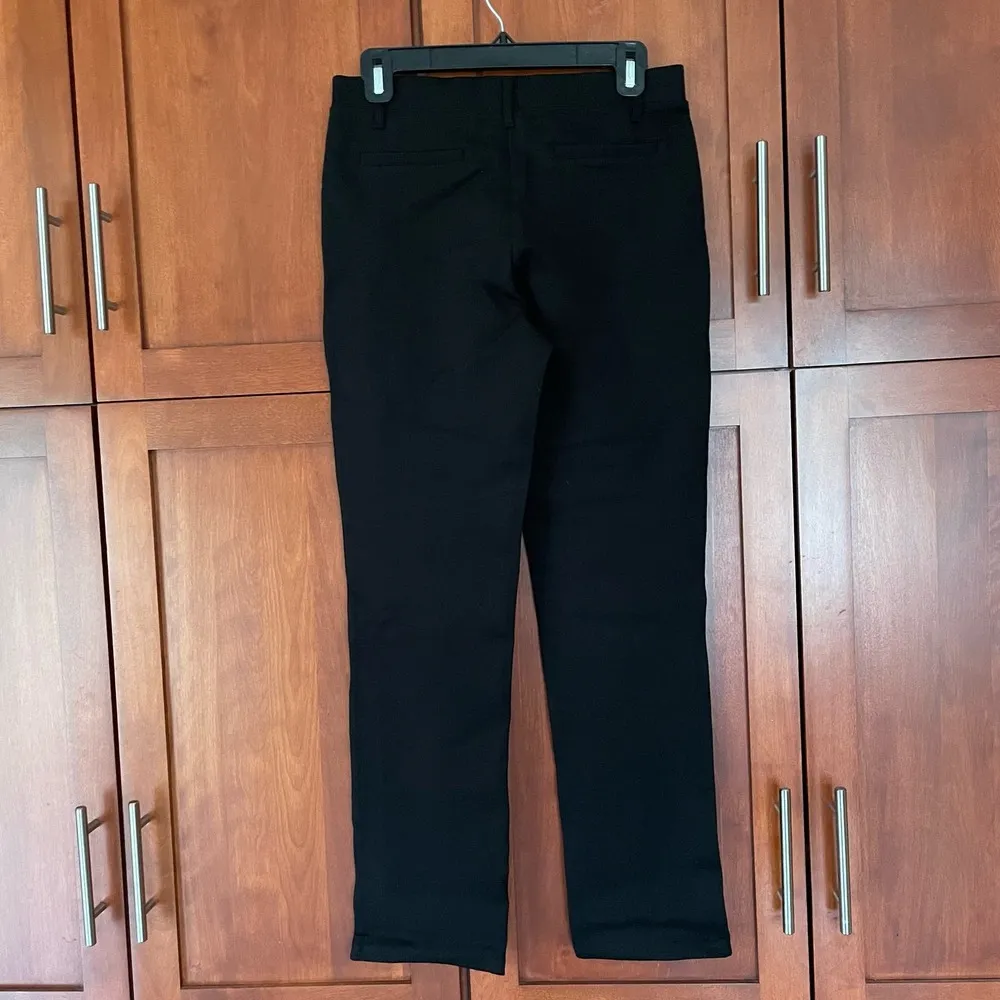 Quince Ultra Stretch Ponte Straight Leg Pant Black Size Small Petite NEW - Image 5