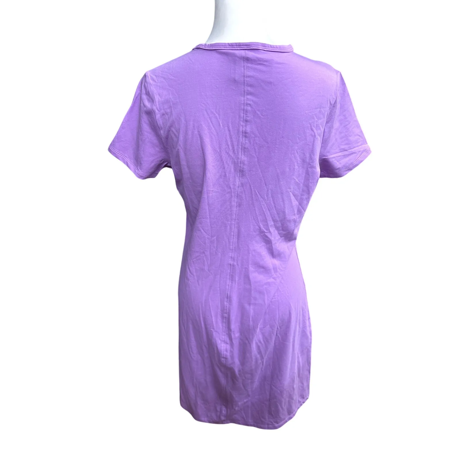 Athleta Essentials Tee Dress Size Small Purple Short Sleeve - Image 3