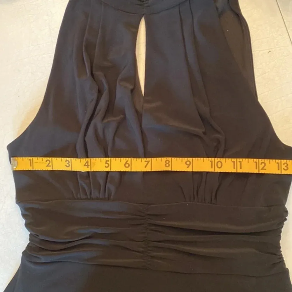 White House Black Market Black Cocktail Halter Dress - Image 12