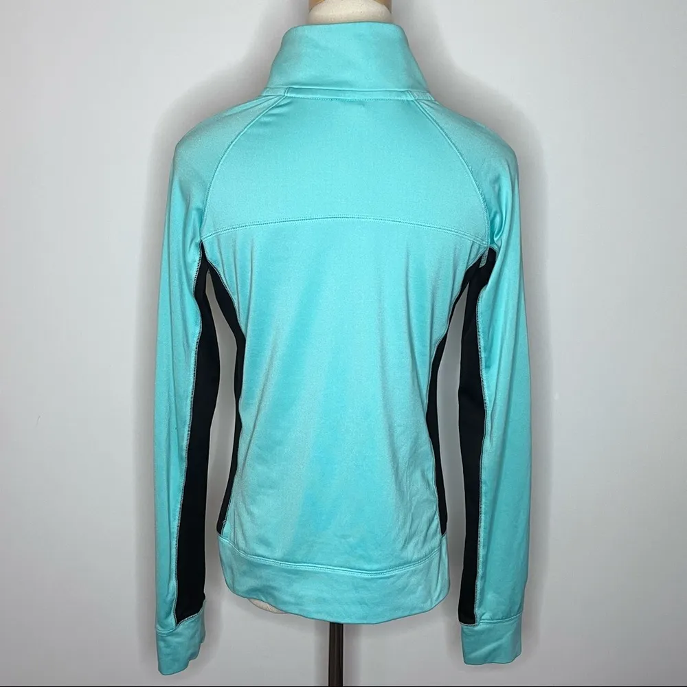 PINK VICTORIA’S SECRET Pink Ultimate Mint Blue Green Half Zip Pullover Small - Image 8