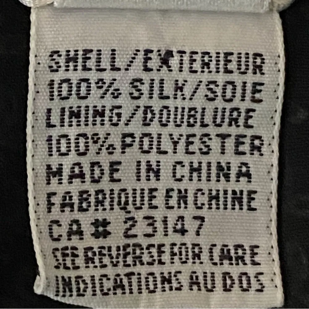 TALBOTS black and tan, 100% Silk, lightweight, lined, A-line skirt. Size 8. EUC - Image 12