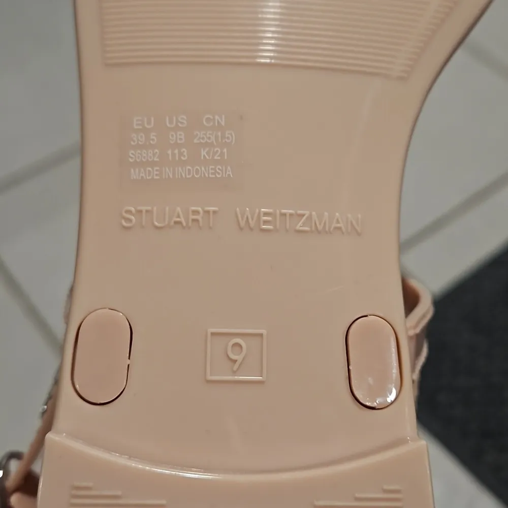 💕STUART WEITZMAN💕 Mellie Bow Jelly Sandal ~ Pink 9 New Without Box - Image 15