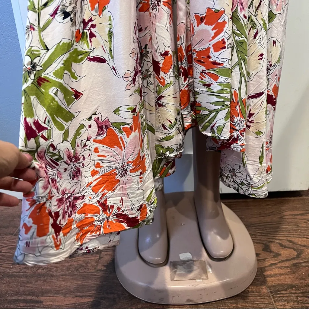 Abel the Label Floral Print bohemian halter style Maxi Dress SIZE S - Image 6