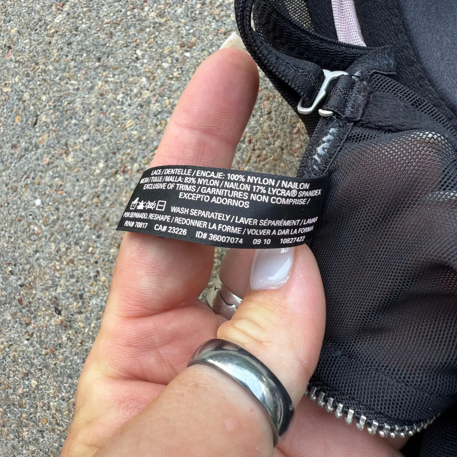 Victoria's Secret 34C Sexy Little Things Black Lace Corset Bustier Bra Top - Image 8