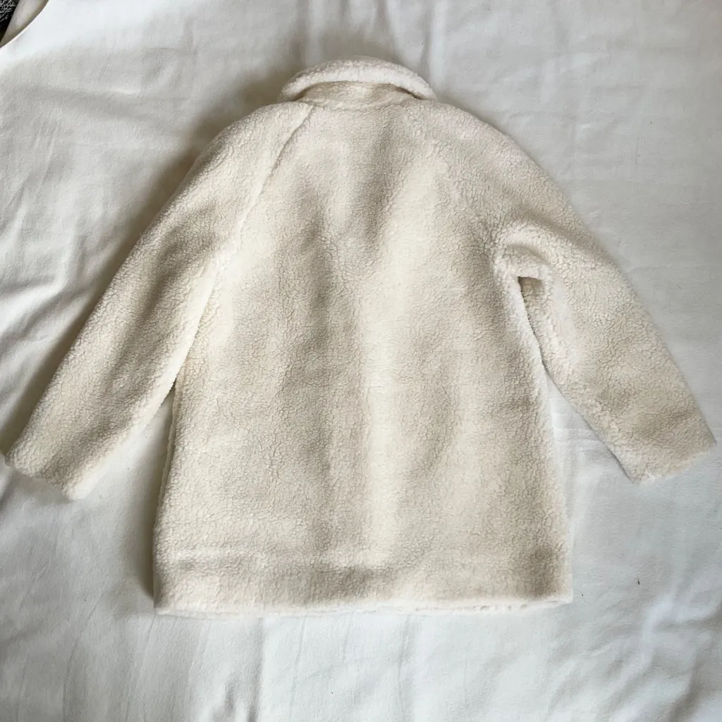 NWT SÉZANE ISÉE COAT White WOOL soft SZ42 us10 bust44 - Image 7