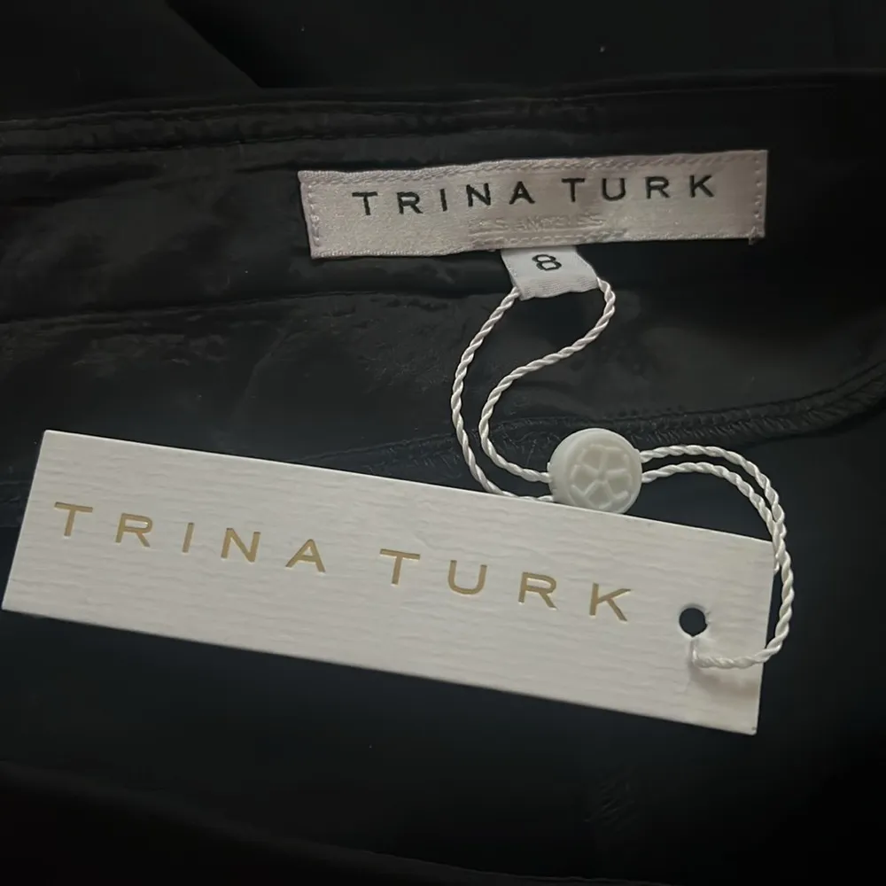 Trina Turk Slim Ankle Pants in Black, Size 8 NEW w/Tag $248 - Image 2