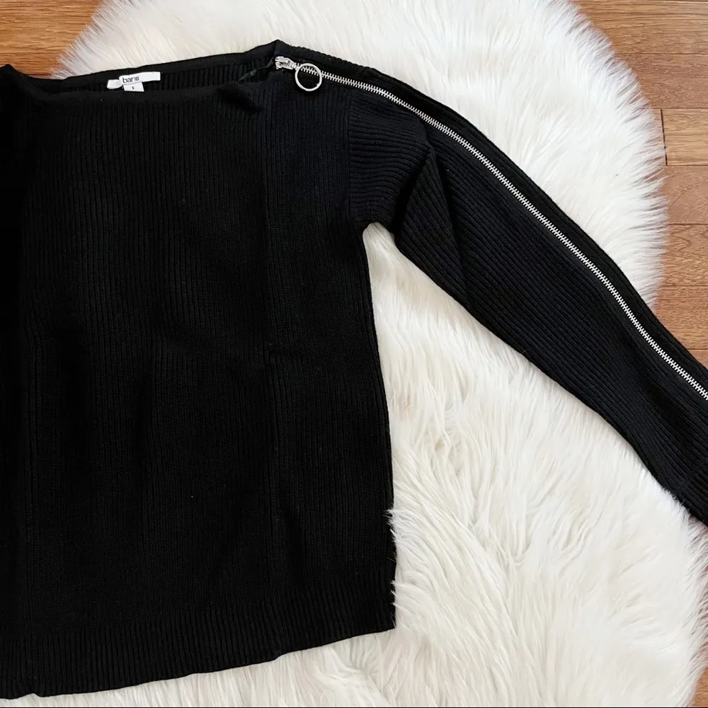 Bar III Black Ribbed Sweater - Image 3