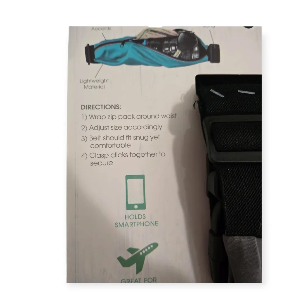 Evrifit Stretchy Waist Packs 2 Pack Blue - Image 2