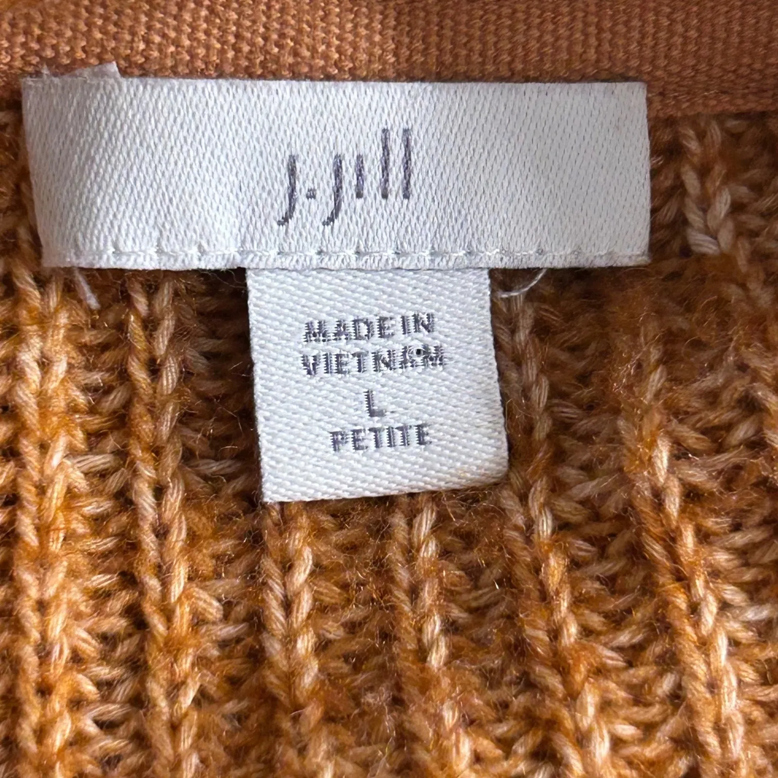 J Jill Cardigan Sweater Brown LP Size undefined - Image 5