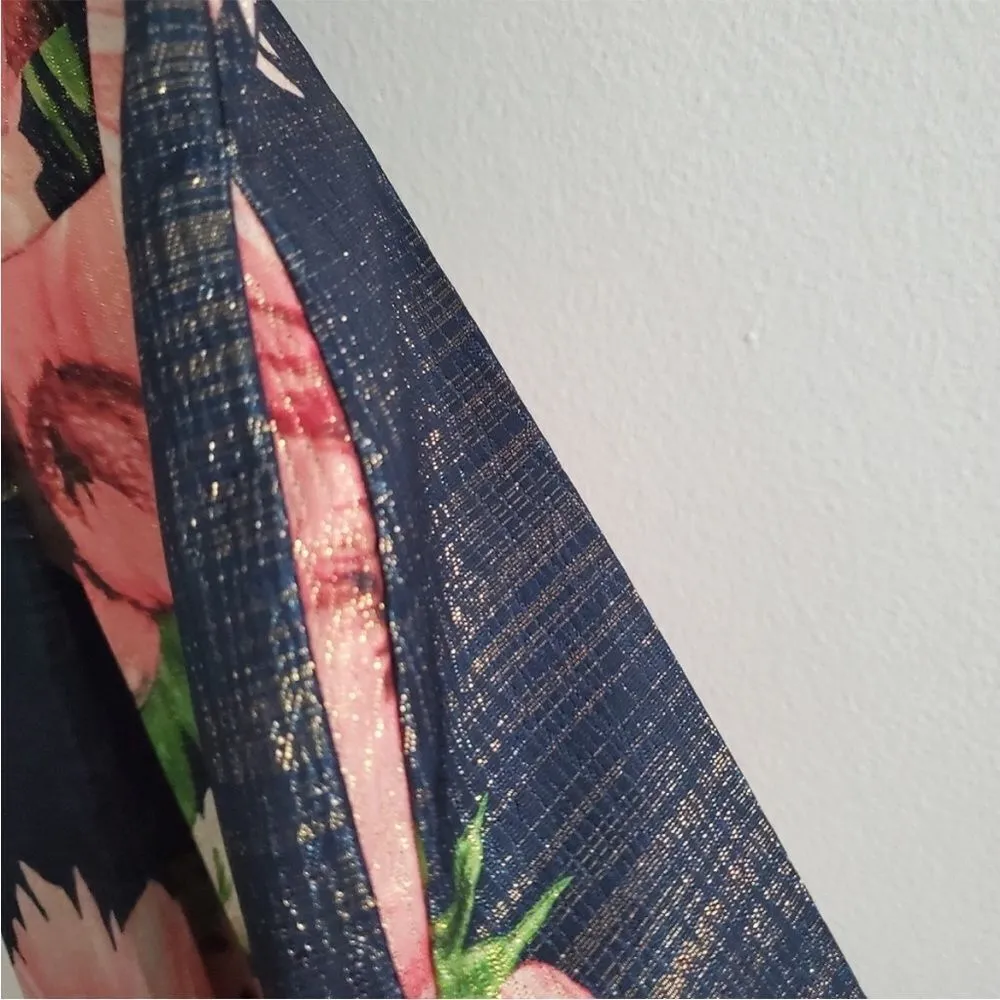 ModCloth blue and pink sparkly dress 8 - Image 6