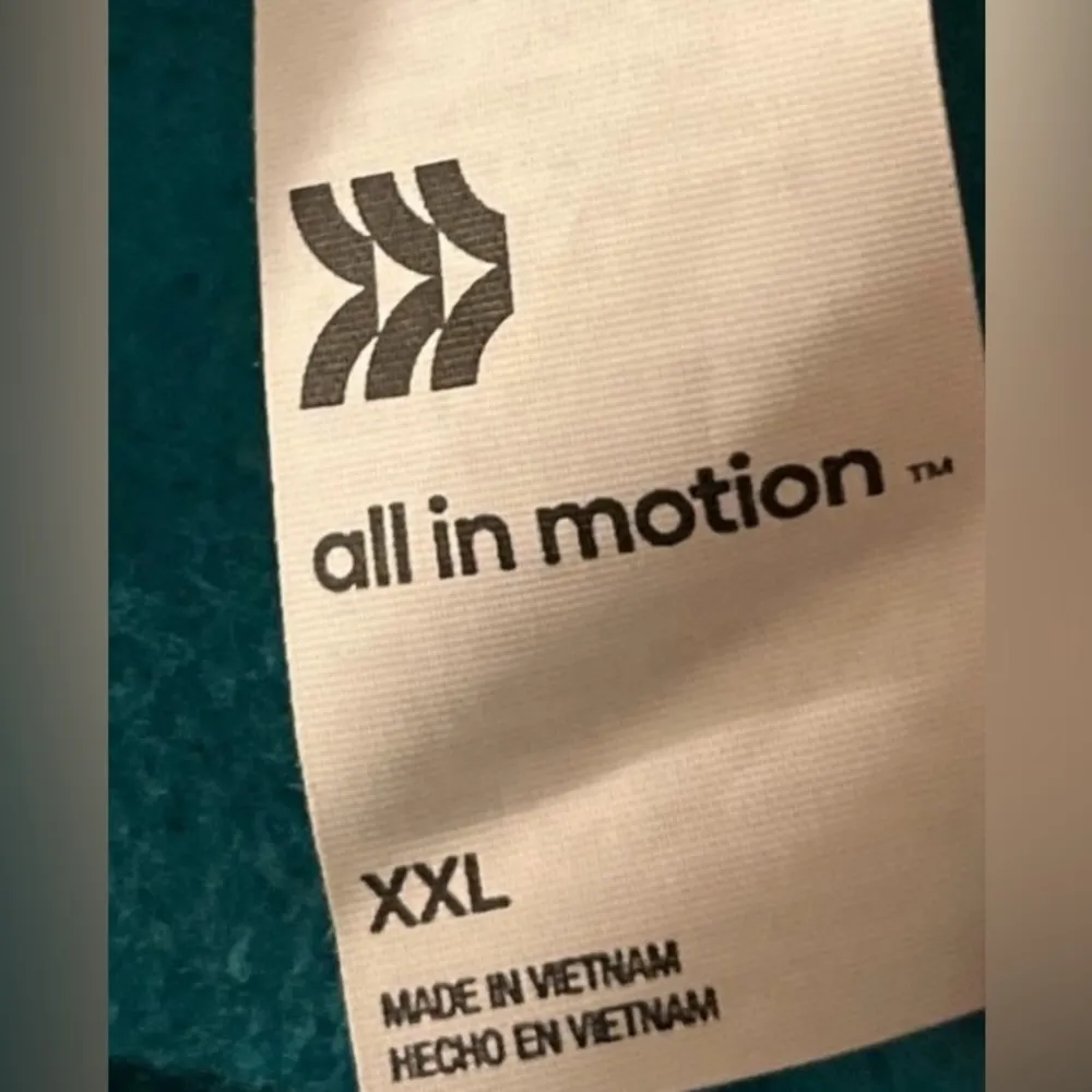 All In Motion Women’s Cotton Crewneck Crop Sweatshirt - Turquoise - Size Xxl - Image 4