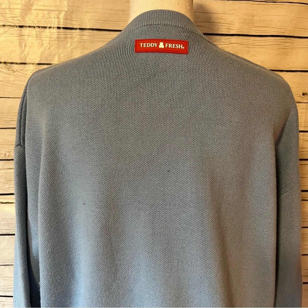 Teddy Fresh - I Will Accomplish Nothing Today Knit Sweater Medium - Image 5