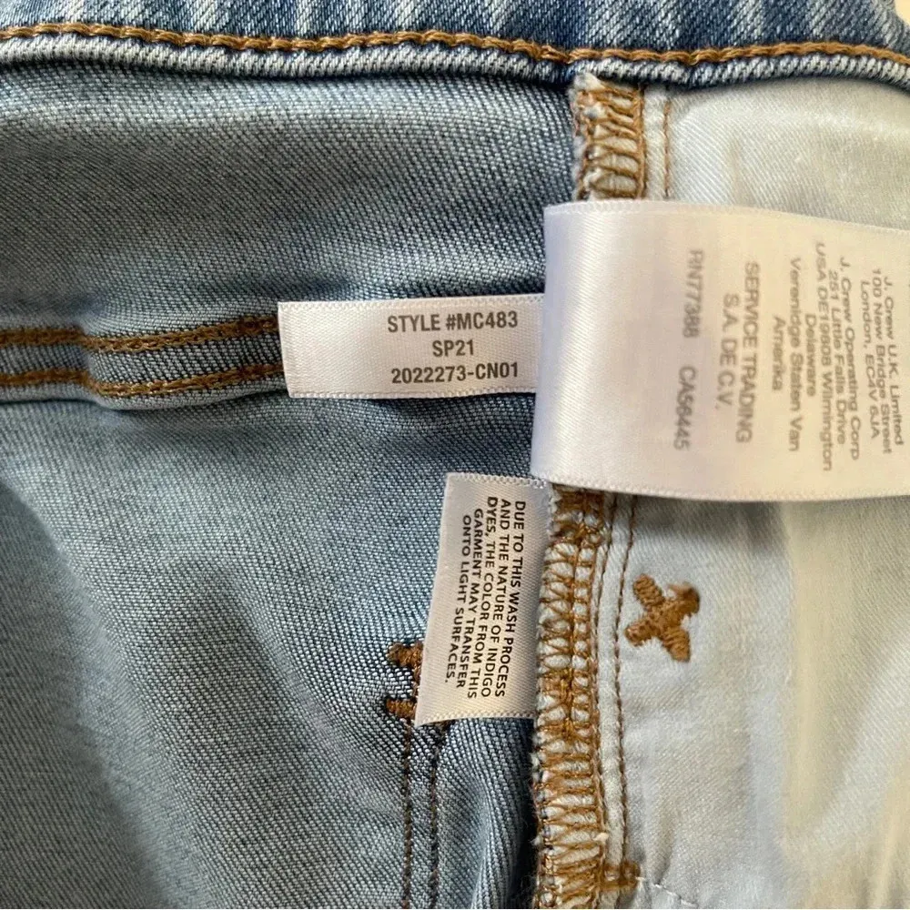 Madewell Curvy Roadtripper Jeans Women's Sz 25 in Benton Wash: Knee-Rip Edition - Image 12