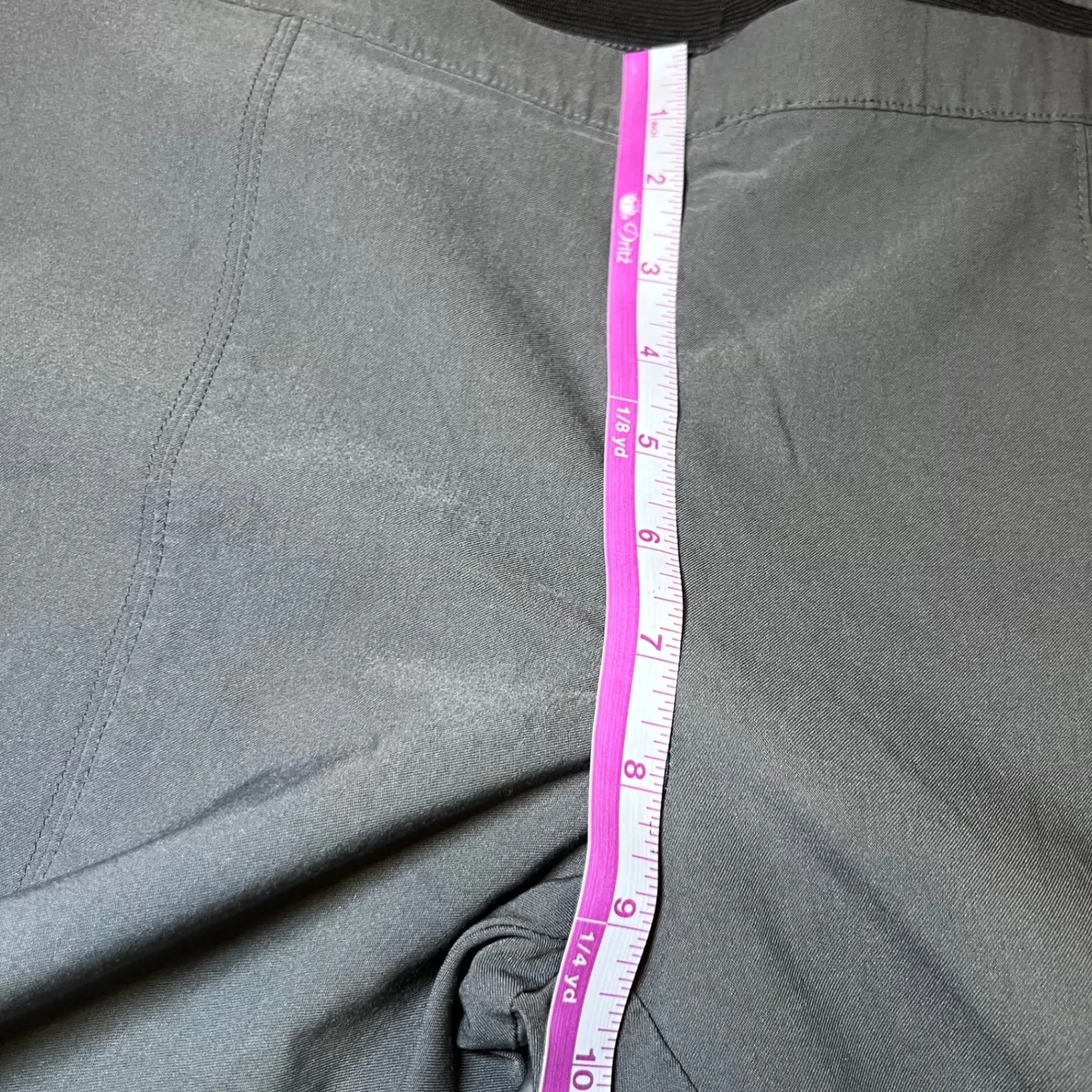 Simply Vera Vera Wang Pants Womens PL Gray Elastic Waist Straight Leg Casual - Image 11