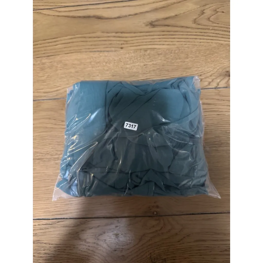 Oddy Anthropologie Women Size 1XL Women Dress Polyester Boho Hippie Peasant City Green - Image 8