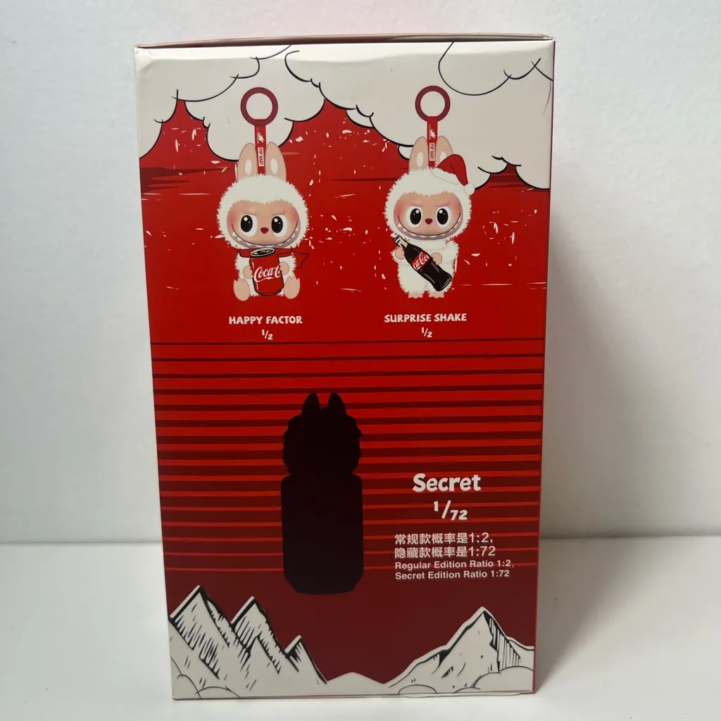 Pop Mart The Monsters Coca Cola Coke Mysterious Guest Secret Labubu Face Pendant Red - Image 10