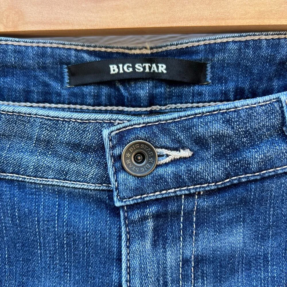 Big Star Maddie Skinny Jean Medium Wash Women Size 30R - Image 4
