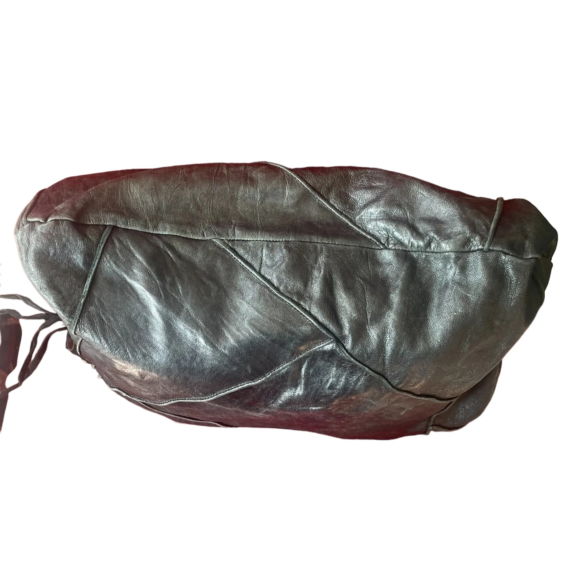 Junior Drake Leather Hobo Bag - Image 8