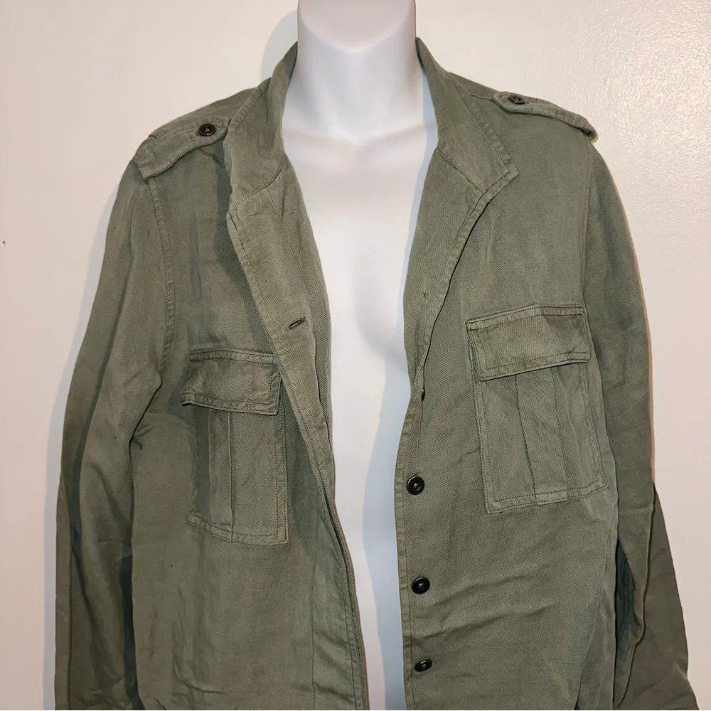 Collins Women's Utility Jacket in Sage Green Size Small - Image 15