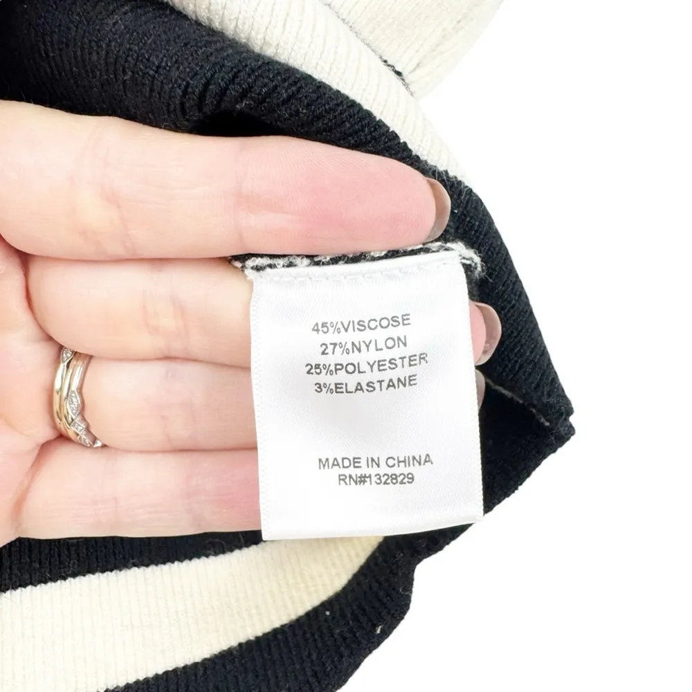 LOVERS + FRIENDS Matching Set Striped Seren Maxi Skirt & Tube Top Black Ivory XS - Image 10