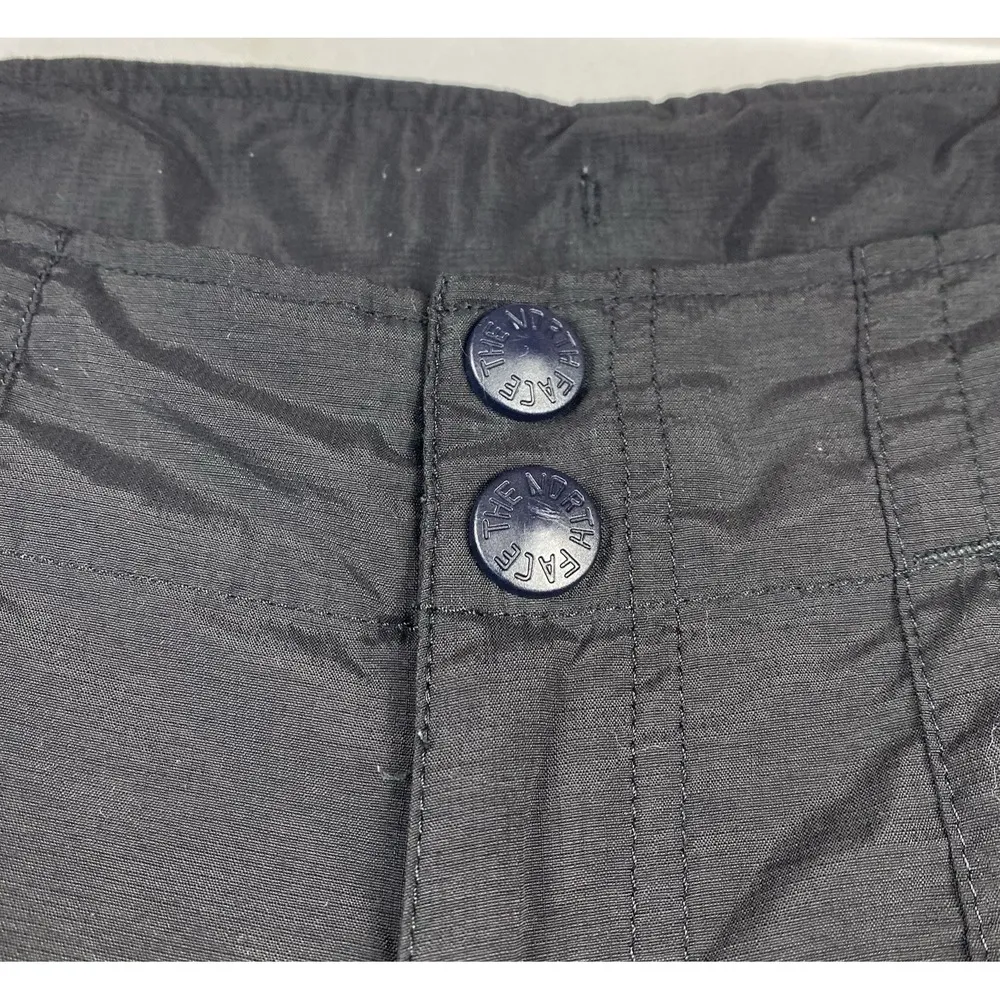 North Face Nylon Performance Cargo Clam Digger Pants Womens Size 6 Black Outdoor - Image 7