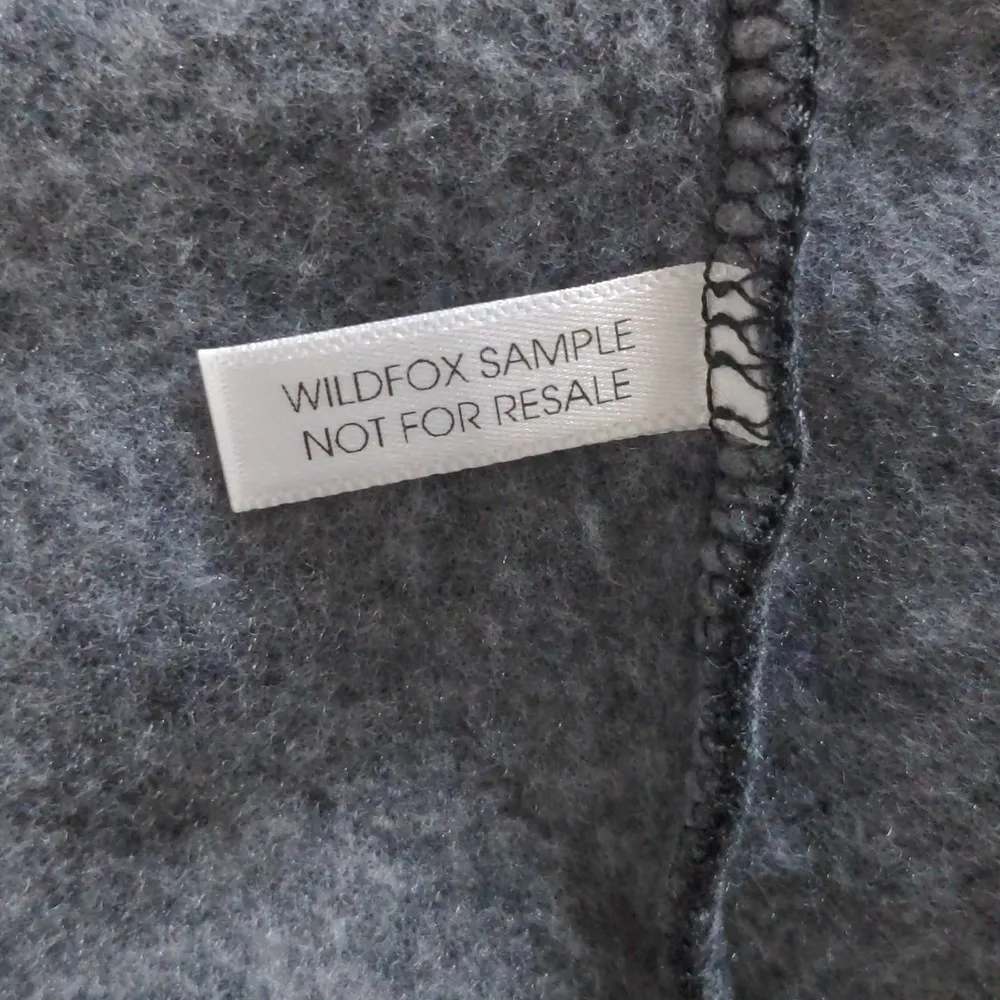 Wildfox Charcoal Gray Colin Sweatshirt Hoodie Hooded Sample S New / FLAW - Image 7