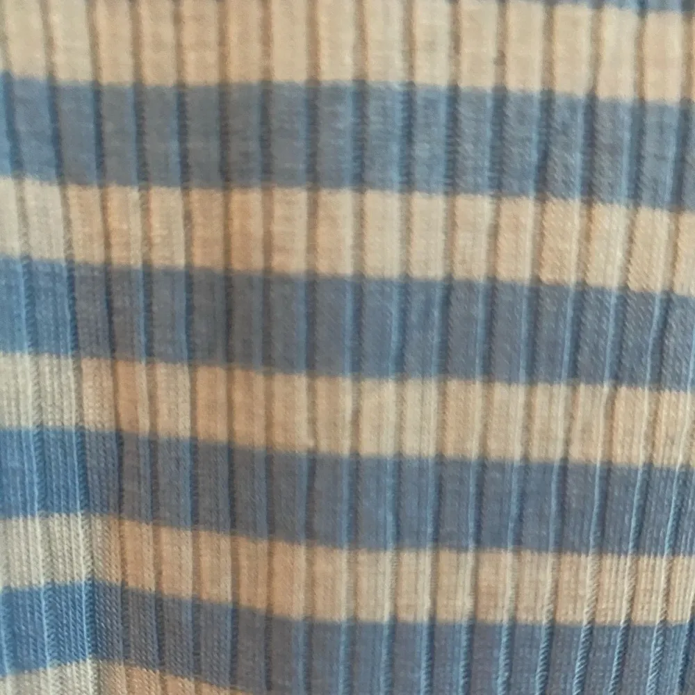 NEW Light Blue & White Lily White Striped Soft T-Shirt Dress Women’s Size Large! - Image 5