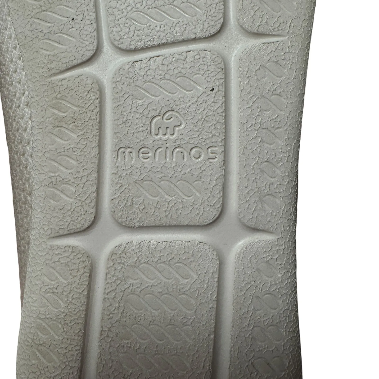 Merinos Women's White Knit Ballet Flats Size US 9 Comfort Minimalist‎ Classic - Image 11