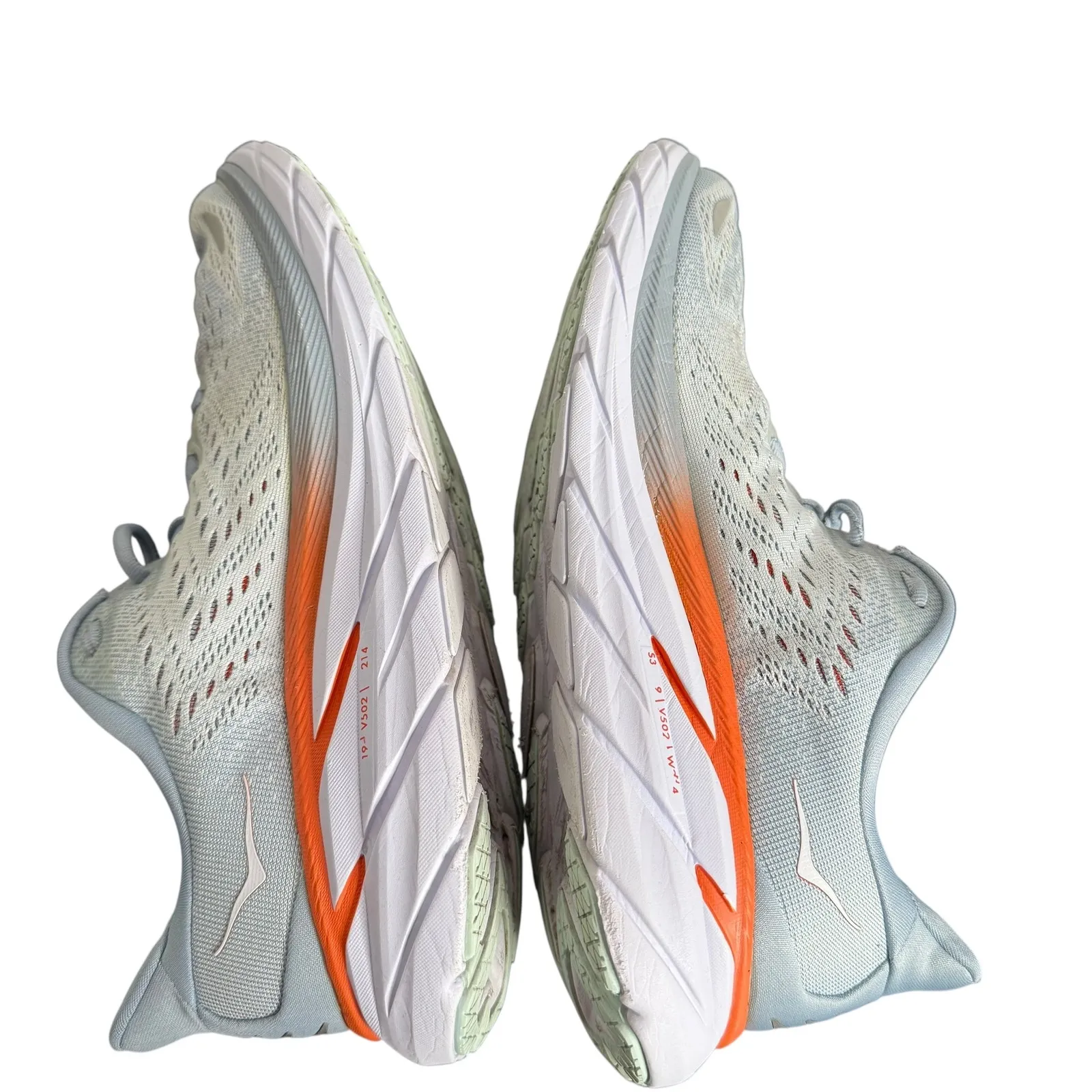 Hoka Clifton 8 Women Running Shoes‎ Blue Size 9.5B Athletic Sneakers NO INSOLES - Image 6