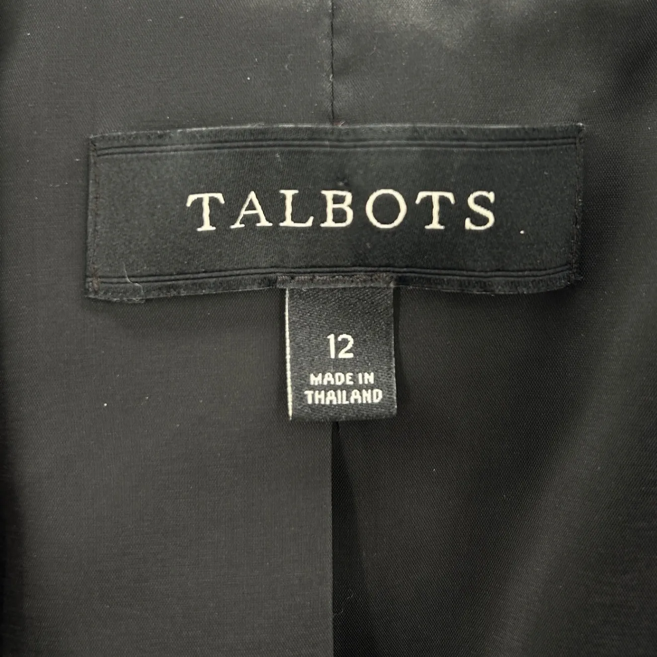 Talbots Women's Purple Wool Blazer Jacket Velvet Collar Size 12 Regal Jewel Tone - Image 4