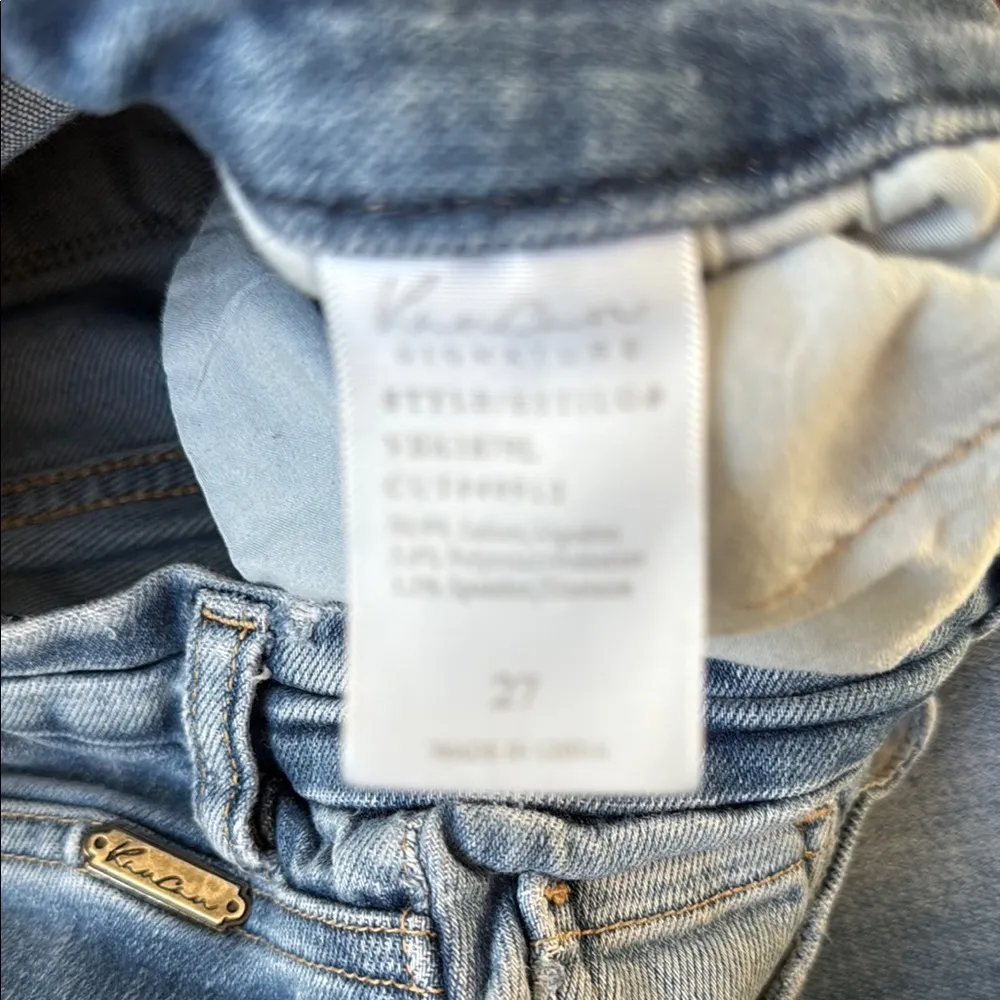 Women's Blue Flared Jeans Size 27 - Image 5