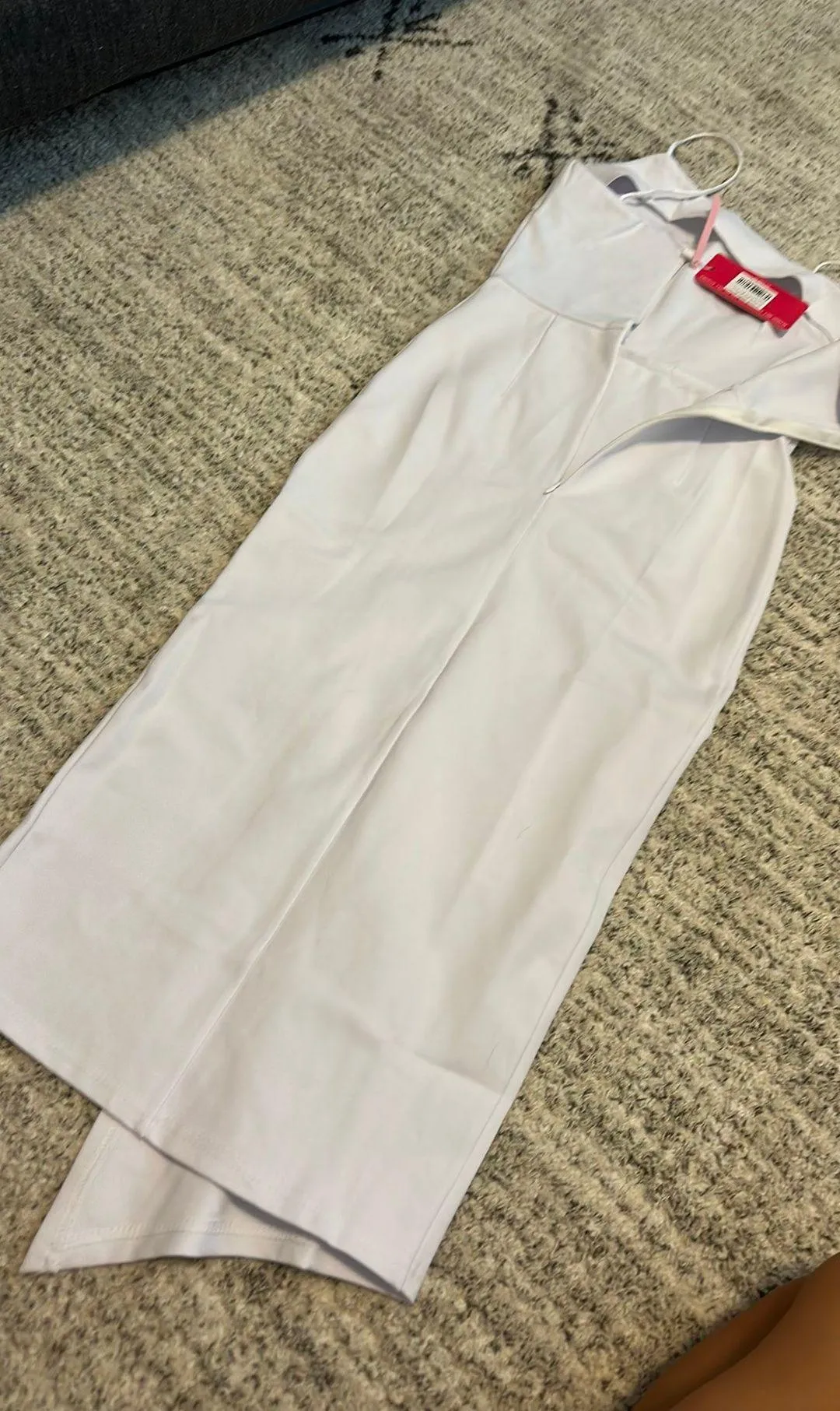 Beginning Boutique White Midi Dress - Image 6