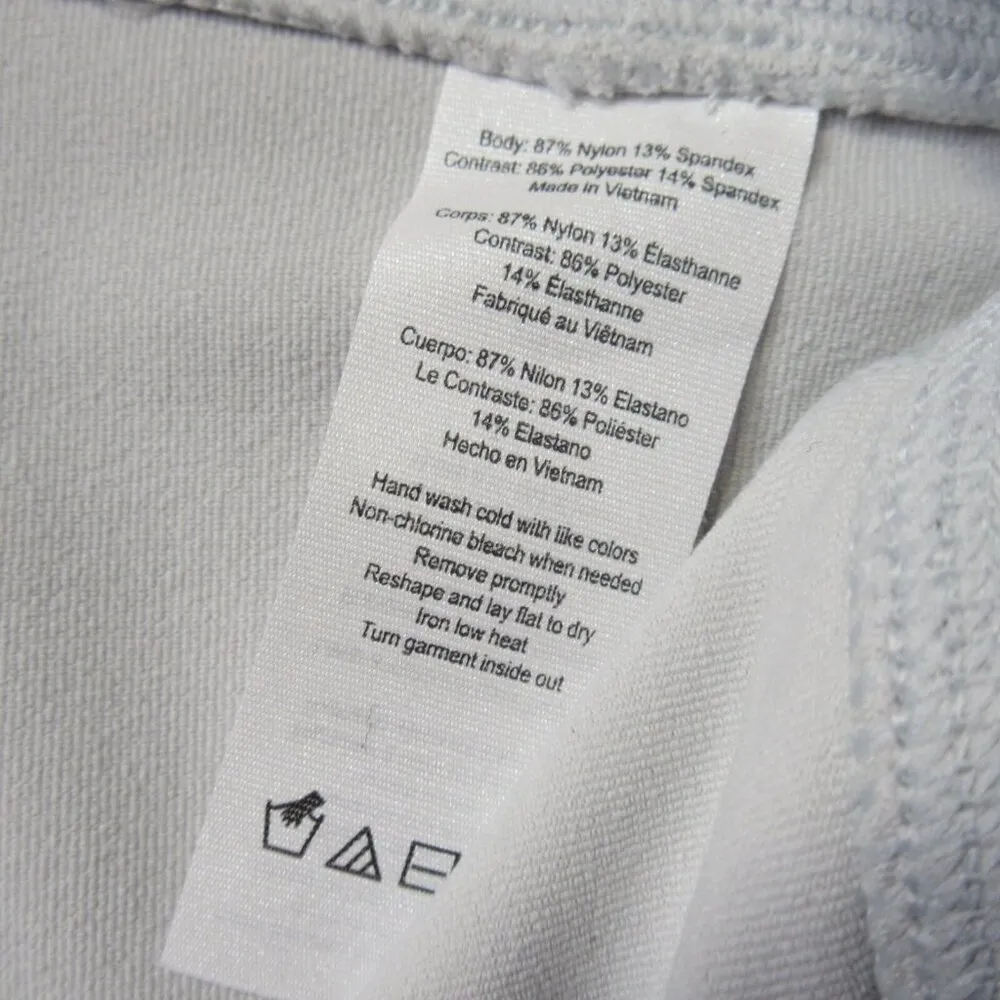 NWT Alo Yoga Moto Legging in Mist Gray Glossy Stretch Workout S $110 - Image 5