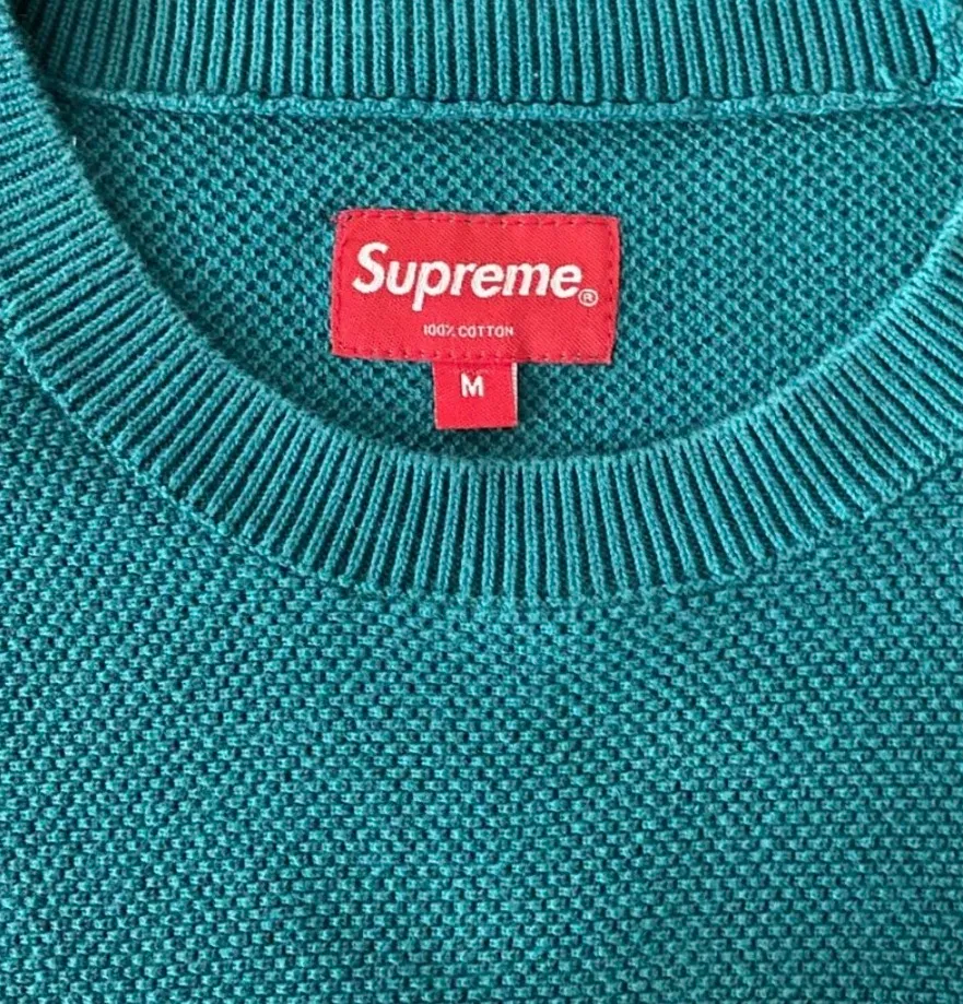 Supreme NY Knit Embroidered Logo Sweater - Image 4