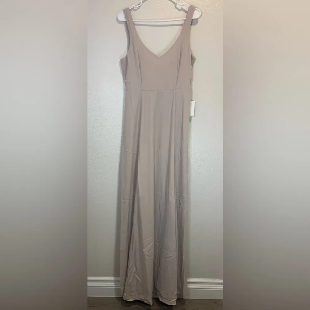 Show Me Your Mumu Jenn Maxi Dress in Cream Show Me the Ring Crisp Size XXS‎ - Image 4