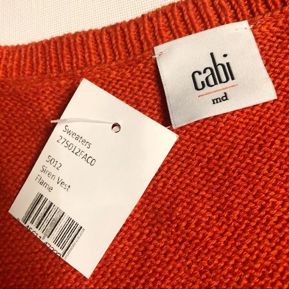 CAbi Siren Vest Asymmetrical Sweater #5012 - Image 7