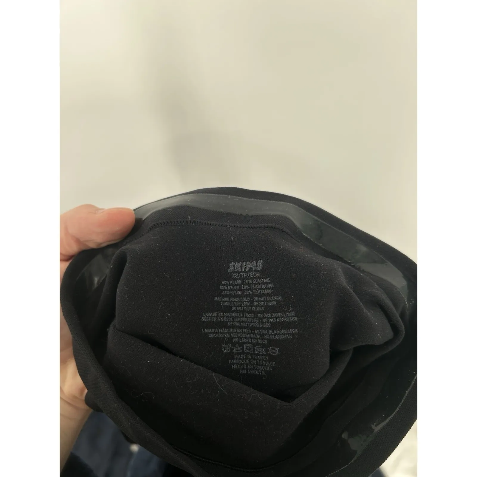 Skims‎ Soft Smoothing Seamless Shorts Sculpt High Waisted Mid Thigh Onyx Size XS - Image 4