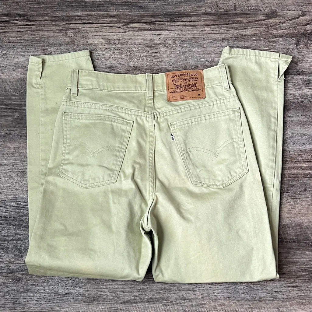 Vintage 90s Levi’s Tapered Leg Pants Sz 6 Reg ®️ - Image 2