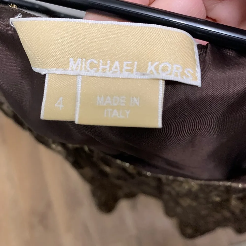 gold metallic dress - Image 4