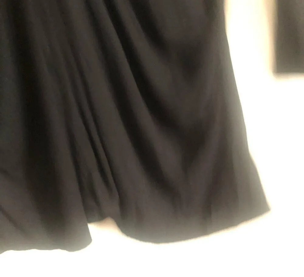 Harve Benard V-Neck 3/4 Sleeve Gathered Front Tunic Sweater Top - Image 5