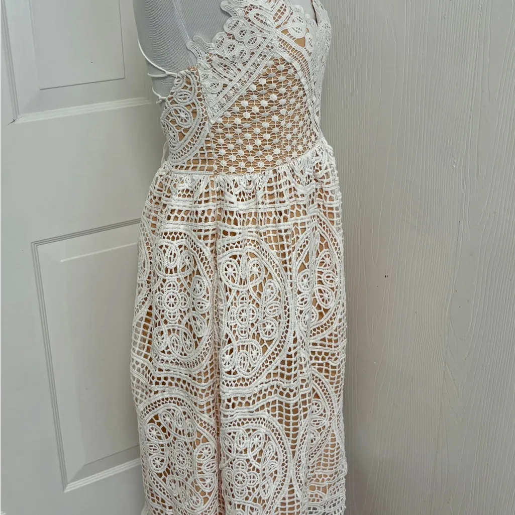 Two Sisters Kate Lace Open Back Dress* - Image 6