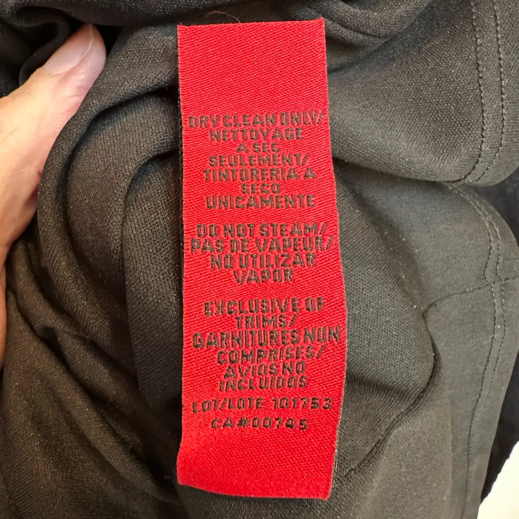 JS Collections Black Gold Lace Shimmer Cocktail Party Dress Whimsigoth Size 12 - Image 12