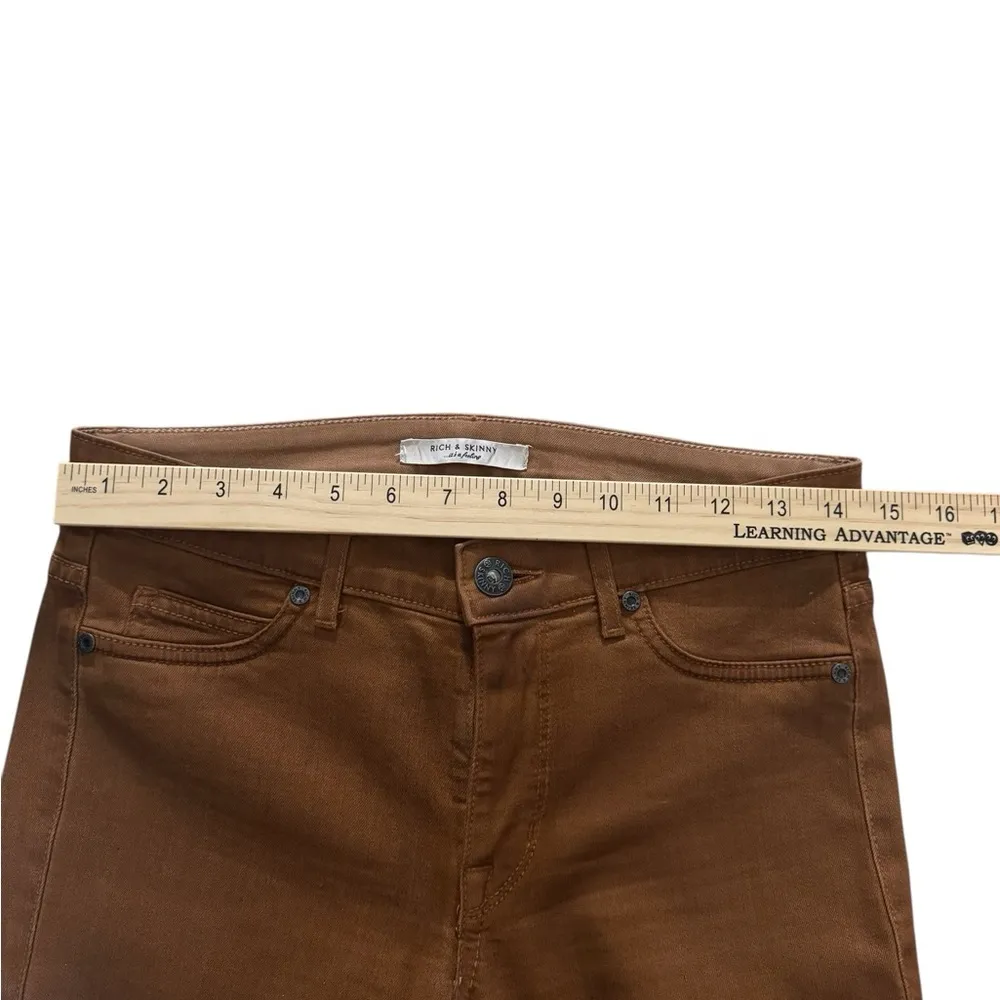 VTG Rick & Skinny Brown Bootcut Jeans Size 27 - Image 4