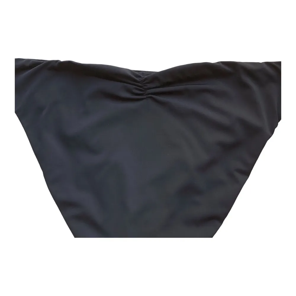 Andie NWT The Symi Sustainable High Leg Cut Low Rise Bikini Bottom Black XL - Image 6