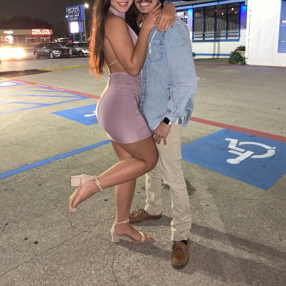 Lavender Backless Club Dress Purple Size 4 - Image 9