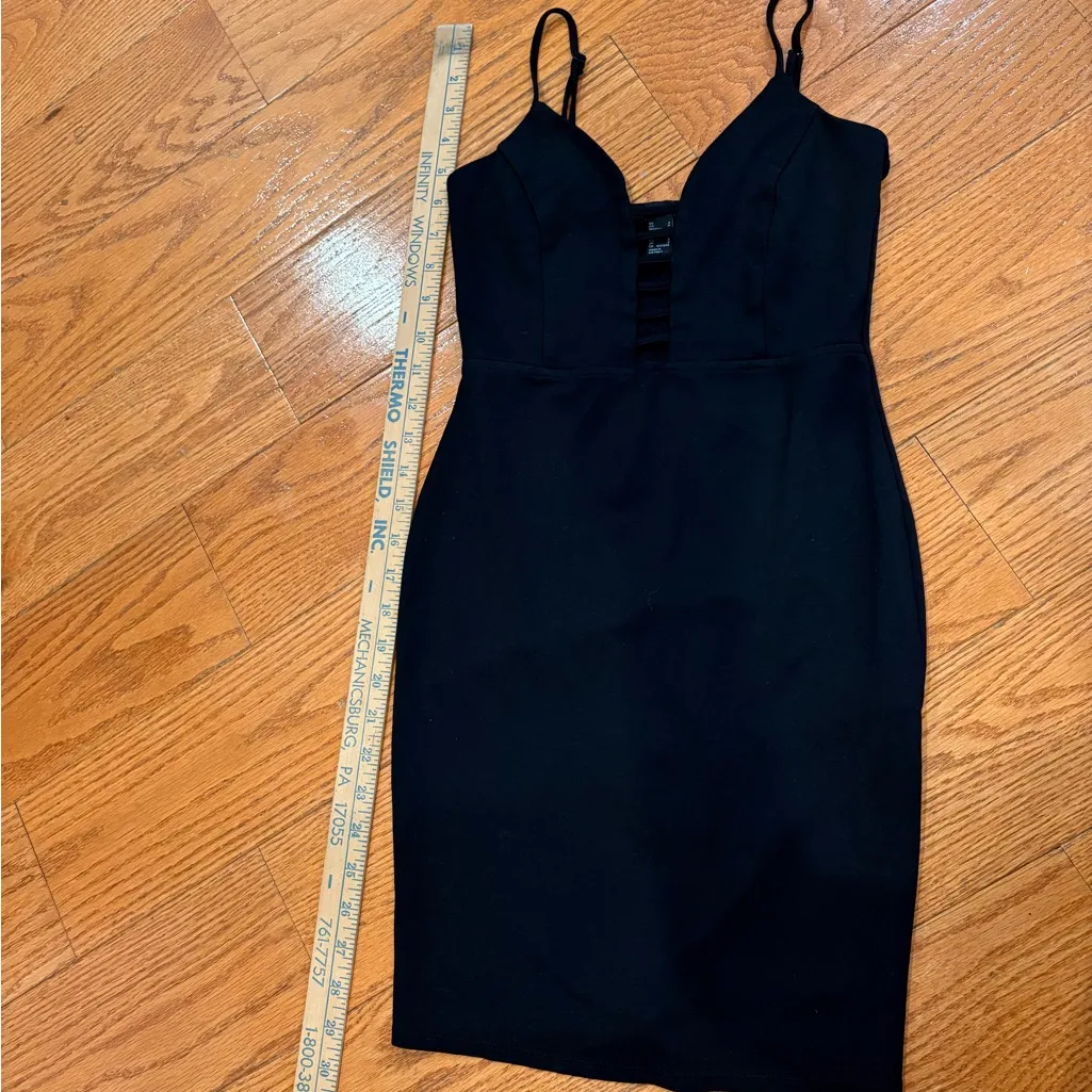 Sexy Black Skater Mini Dress – Date Night / Holiday Party / NYE Look - Image 2