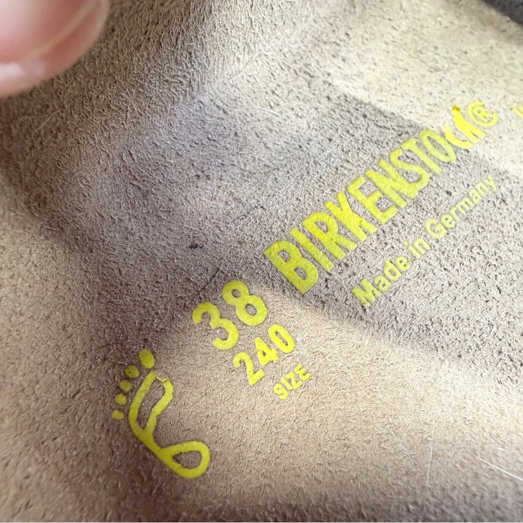 Birkenstock Women’s Mayari Sandals Slip On Leather in Dark Purple 38/US 7 - Image 11