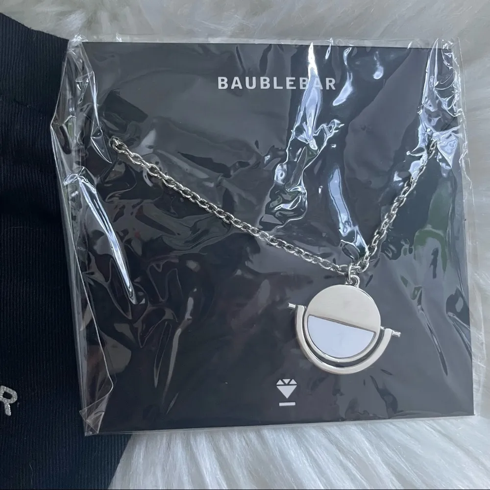 Baublebar Snowfall Reversible Pendant Necklace - Image 4