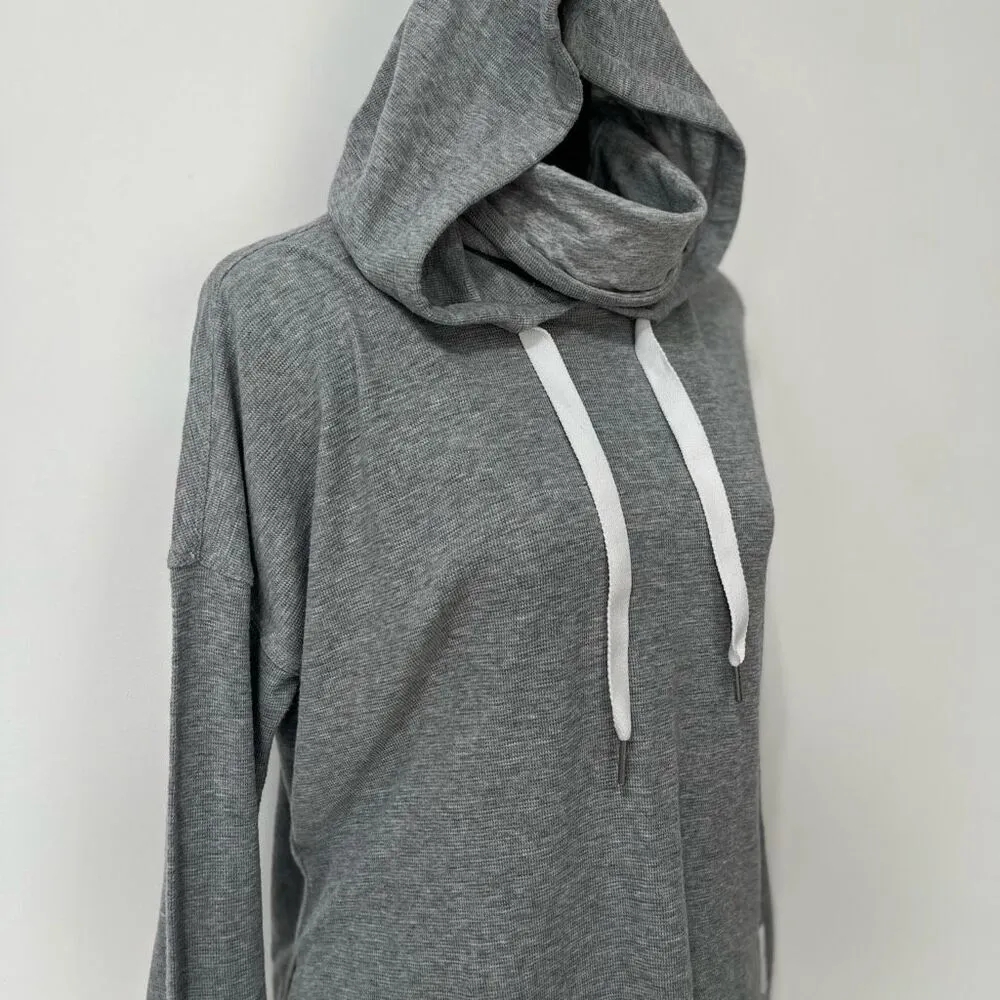 Calvin Klein Performance Hooded Cowl Neck Active Long Sleeve Top Women’s Sz Sm - Image 3